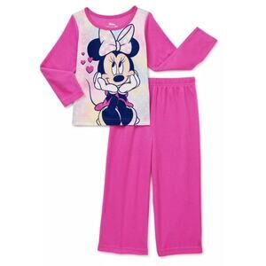 Disney Junior Minnie Pajama Set Size 2T Sleepwear for Girls NWT